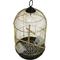 Show in main carousel: YML 1564Brass Round Dome Top Bird Cage with Perch slide 2 of 2