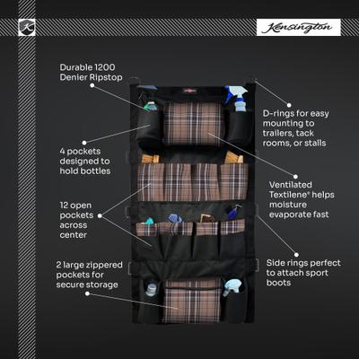 Show full view: Kensington Protective Products Deluxe Horse Trailer Organizer, Deluxe Black slide 4 of 4