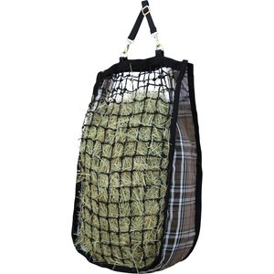 Kensington Protective Products 2 Flake Slow Feed Horse Hay Bag, Deluxe Black