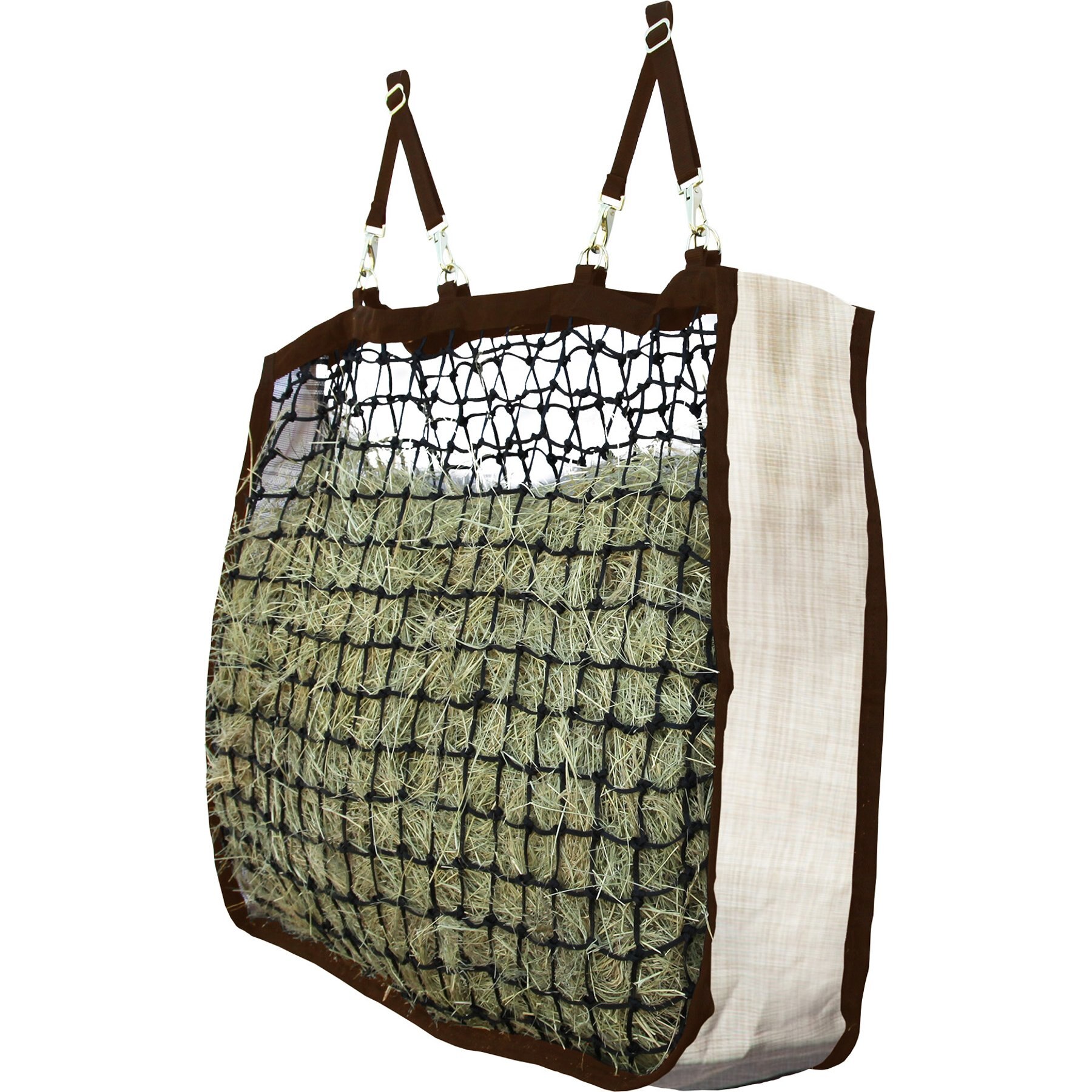 Kensington Protective Products Slow Feed 4 Flake Horse Hay Bag, Desert Sand