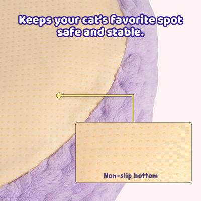 Show full view: Happy & Polly Plush Nebula-Inspired Cat Bed slide 8 of 9