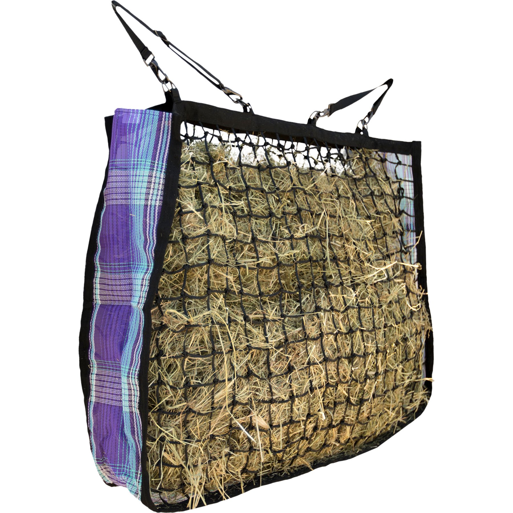 Kensington Protective Products Slow Feed 4 Flake Horse Hay Bag, Lavender Mint