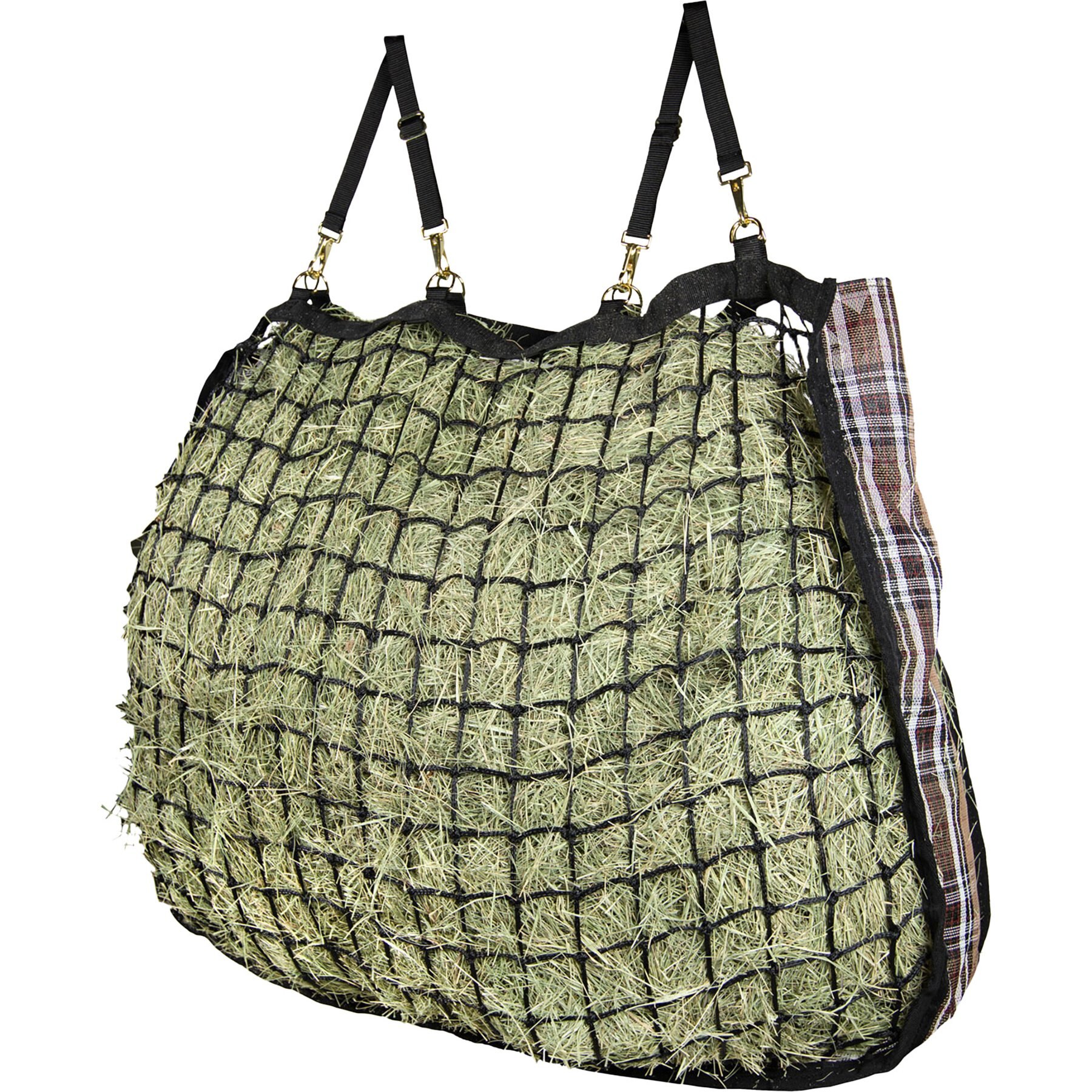 Kensington Protective Products Slow Feed 4 Flake Horse Hay Bag, Deluxe Black