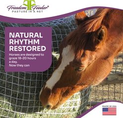Freedom Feeder 2 Flake Slow Feeding Mini Horse Day Net, White, 1-in slide 2 of 9
