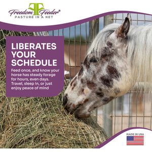 Kensington Protective Products Freedom Feeder Slow Feeding Super Horse Day Net, White, 1-in