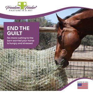 Kensington Protective Products Freedom Feeder Slow Feeding Super Horse Day Net, White, 1-in