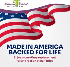 Freedom Feeder 4 Flake Slow Feeding Standard Horse Day Net, White, 1-in slide 2 of 9