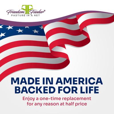 Show full view: Freedom Feeder 8 Flake Slow Feeding Extended Horse Day Net, White, 1-in slide 9 of 10