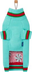 Frisco Christmas Peppermint Dog & Cat Sweater, Mint, XX-Large slide 2 of 8