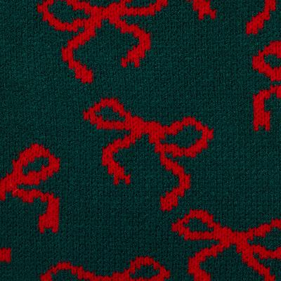 Show full view: Frisco Christmas Bows Dog & Cat Sweater, Green, Small slide 6 of 11