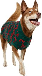 Frisco Holiday Bows Dog & Cat Sweater, Green, X-Large