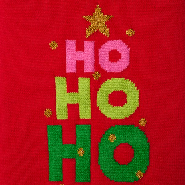 Show full view: Frisco Holiday Ho Ho Ho Dog & Cat Sweater, Red, XX-Large slide 5 of 9