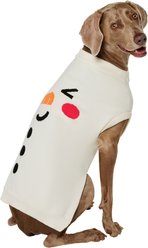 Frisco Holiday Snowman Dog & Cat Sweater, Cream, XX-Large slide 1 of 8