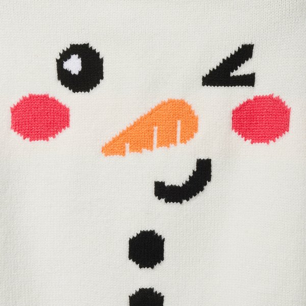 Show full view: Frisco Holiday Snowman Dog & Cat Sweater, Cream, XX-Large slide 5 of 9