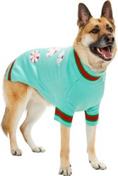 Frisco Holiday Peppermint Dog & Cat Sweater, Mint, XX-Large