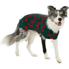 Frisco Christmas Bows Dog & Cat Sweater, Green, Large