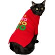 Show in main carousel: Frisco Holiday Ho Ho Ho Dog & Cat Sweater, Red, Small slide 2 of 10