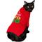 Show in main carousel: Frisco Christmas Ho Ho Ho Dog & Cat Sweater, Red, Medium slide 2 of 11