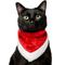 Show in main carousel: Frisco Christmas Santa Faux Fur Trim Dog & Cat Bandana, X-Small/Small slide 2 of 10