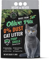 PACO & PEPPER Poop Shield Charcoal Natural Unscented Clumping Cat Litter, 25-lb bag