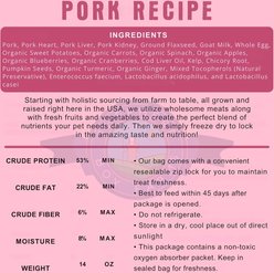 Shepherd Boy Farms Pork Recipe Freeze-Dried Dog Food, 48-oz bag slide 2 of 6