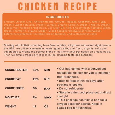 Show full view: Shepherd Boy Farms Chicken Recipe Freeze-Dried Dog Food, 48-oz bag slide 6 of 9