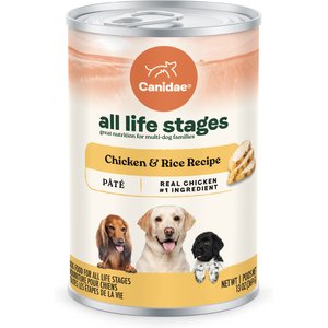CANIDAE All Life Stages Chicken & Rice Formula Canned Dog Food, 13-oz, case of 12