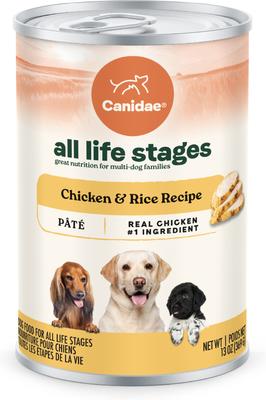 Show full view: CANIDAE Lamb & Rice Formula + Chicken & Rice Formula Canned Dog Food slide 2 of 9