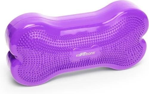 FITPAWS K9FITbone Dog Training Regular Balancing Bone, Purple