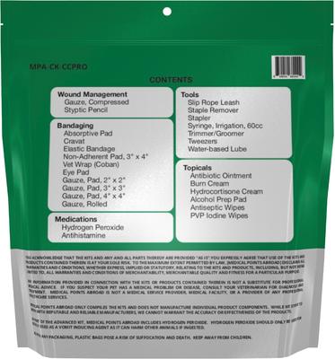 Show full view: MPA CritterCare Pro First Aid Kit for Dogs & Cats slide 3 of 4