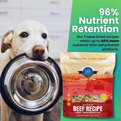 Show full view: Shepherd Boy Farms Beef Recipe Freeze-Dried Dog Food, 48-oz bag slide 4 of 9