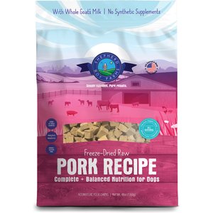 Shepherd Boy Farms Pork Recipe Freeze-Dried Dog Food, 48-oz bag