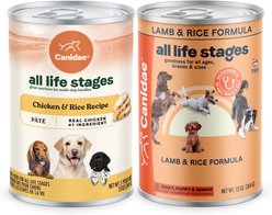 CANIDAE Lamb & Rice Formula + Chicken & Rice Formula Canned Dog Food