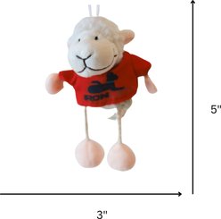 SteelDog USA Pasture Pal Lamb Plush Cat Toy with Catnip Pouch slide 2 of 3