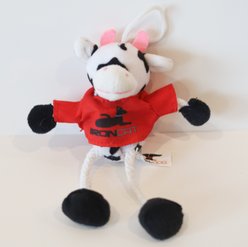 SteelDog USA Pasture Pal Cow Plush Cat Toy with Catnip Pouch slide 2 of 3