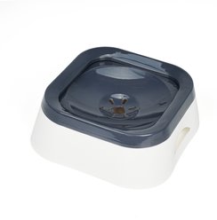 Supet Floating Dog & Cat Water Bowl, Grey