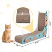 Show in main carousel: Coziwow L-Shaped Cat Scratcher Toy, Blue slide 2 of 9