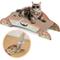 Show in main carousel: Coziwow Wave Crab-Inspired Cat Scratcher Bed with Catnip, Pink slide 3 of 12