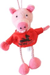 SteelDog USA Pasture Pal Pig Plush Cat Toy with Catnip Pouch