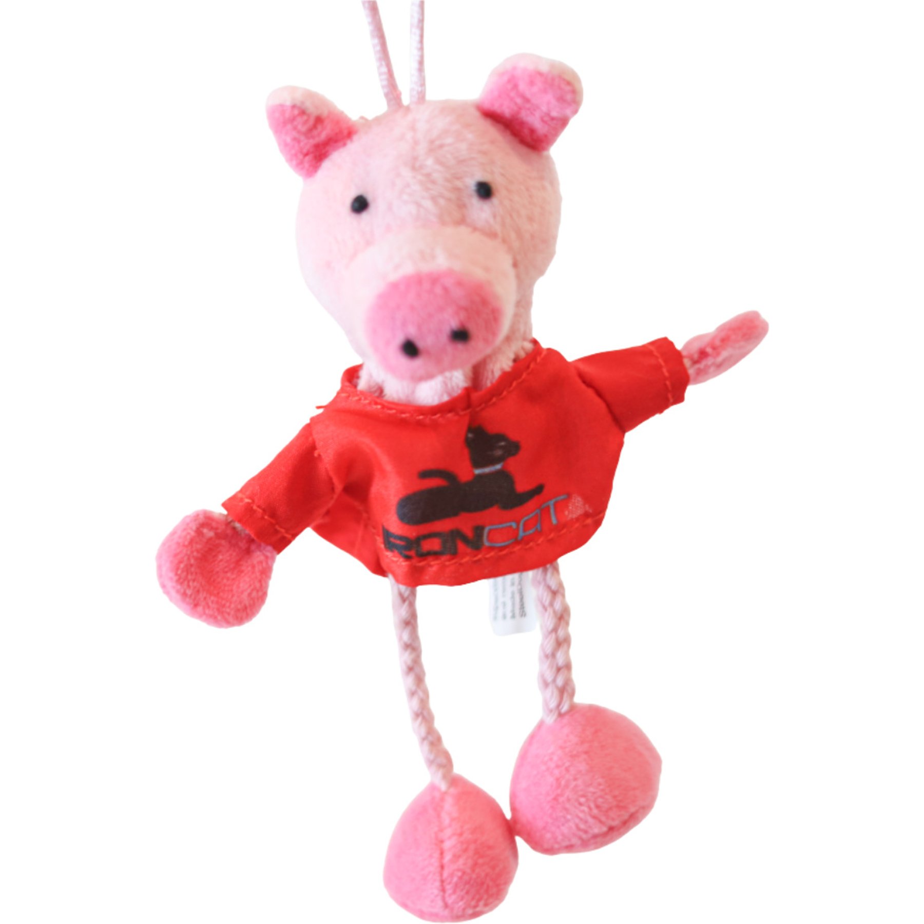 SteelDog USA Pasture Pal Pig Plush Cat Toy with Catnip Pouch