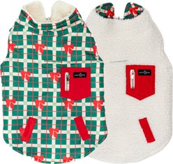 Lucy & Co. Happy Howlidays Teddy Reversible Dog Vest, Large