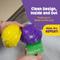 Show in main carousel: Brightkins Texture Ball Tough & Tumble Treat Dispensing Dog Toy, Multi Color, 8.19 x 6.3 x 4.13-in slide 5 of 8