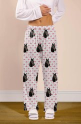ISlide Personalized Cowgirl Pet Pajama Bottoms, Great White, Medium slide 2 of 2