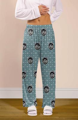 Show full view: ISlide Personalized Snow Flake Pet Pajama Bottoms, Carolina, X-Large slide 2 of 2