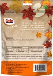 Dole Fall Plant-Based Autumn Apple Crunchy Dog Biscuits Treats, 7-oz bag slide 2 of 3