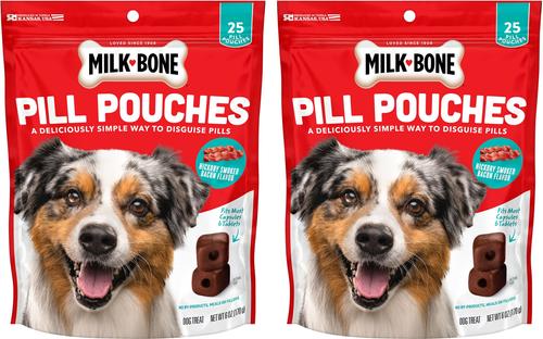 Milk-Bone Pill Pouches Hickory Smoked Bacon Flavor Dog Treats