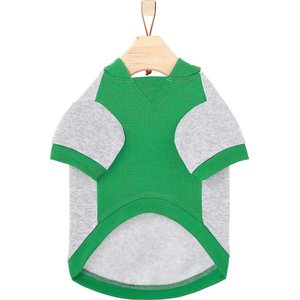 Frisco Flip Sequin Naughty/Nice List Dog & Cat Hoodie, Heather Gray, XX-Large