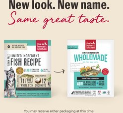 The Honest Kitchen Human Grade Wholemade Limited Ingredient Fish Dehydrated Dog Food, 10-lb box slide 2 of 9
