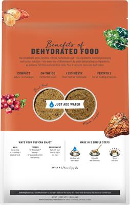 Show full view: The Honest Kitchen Human Grade Wholemade Grain-Free Beef Dehydrated Dog Food, 2-lb box slide 3 of 12