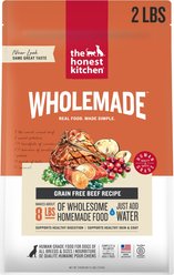 The Honest Kitchen Human Grade Wholemade Grain-Free Beef Dehydrated Dog Food, 2-lb box